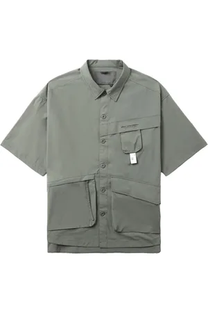 Musium Div. Cargo-pocket cotton-blend T-shirt