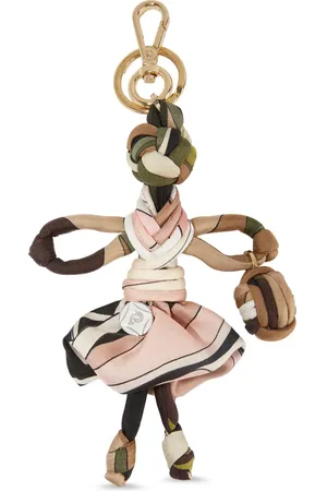 Puccini Iride-print silk keychain