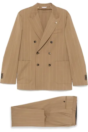 Manuel Ritz Pinstripe double-breasted suit