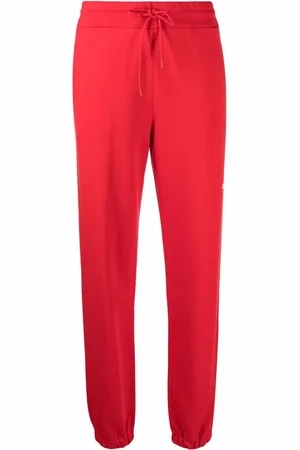 Msgm Drawstring logo-print joggers