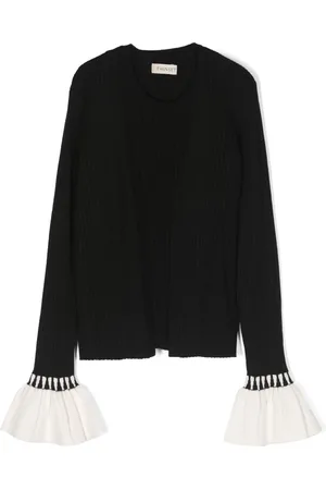 Twin-Set Contrasting-cuff jumper