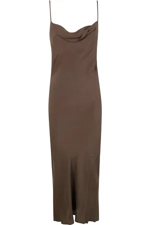 PIERANTONIO GASPARI Silk midi dress