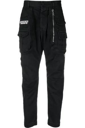 Dsquared2 Logo-patch tapered trousers