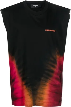 Dsquared2 Tie-dye cotton vest
