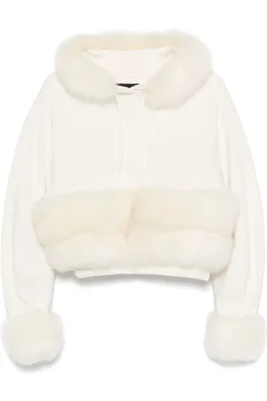 LOULOU Faux-fur hoodie
