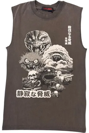 LU’U DAN Crew-neck sleeveless T-shirt