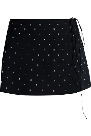 Oseree Stud-embellished skirt