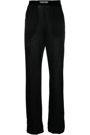 Tom Ford Logo-waistband cashmere track pants
