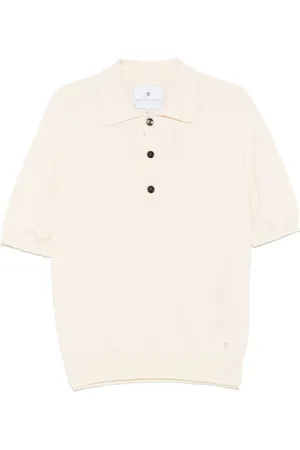 Seven Gauge Crepe polo shirt