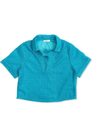 Oseree Glitter polo shirt