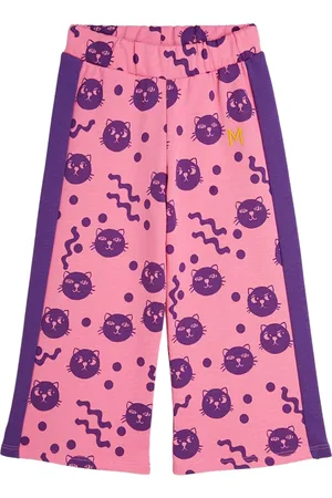 Mini Rodini Cat-print trousers