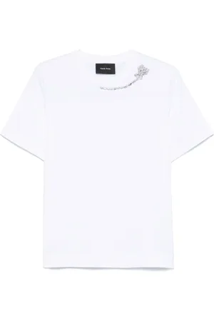 Simone Rocha Flower-embellished T-shirt
