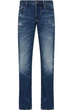 Emporio Armani J06 distressed slim-fit jeans