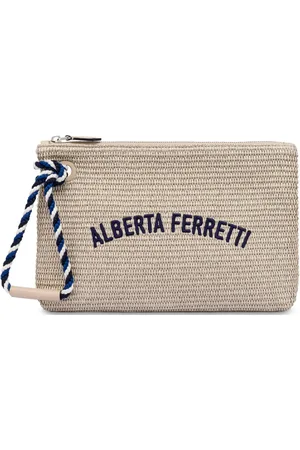Alberta Ferretti Embroidered clutch bag