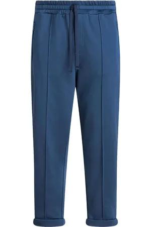 Etro Logo-embroidered jersey trousers