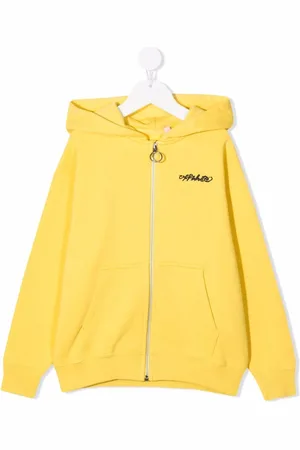 OFF-WHITE Script-logo cotton hoodie