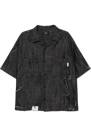 FIVE CM Denim short- sleeves shirt