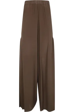 PIERANTONIO GASPARI Silk wide-leg trousers