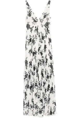 Self-Portrait Floral-print chiffon maxi dress