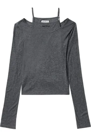 Musium Div. Ribbed two-layer top
