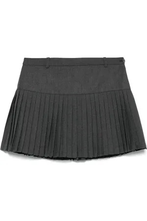 Marine Serre Pleated mini skirt