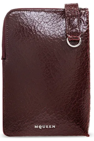 Alexander McQueen Logo-lettering phone pouch