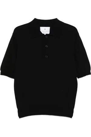 Seven Gauge Crepe polo shirt