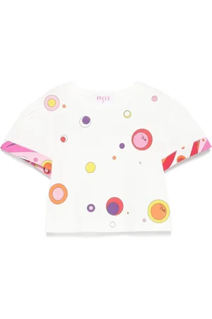 PUCCI Junior Fontane-print T-shirt