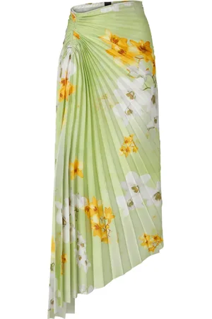 Pinko Floral-print midi skirt