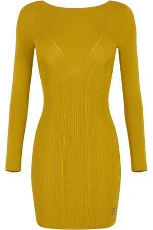 Elisabetta Franchi Crossover lace-detail mini dress