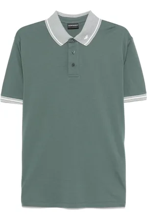 Emporio Armani Logo-embroidered polo shirt