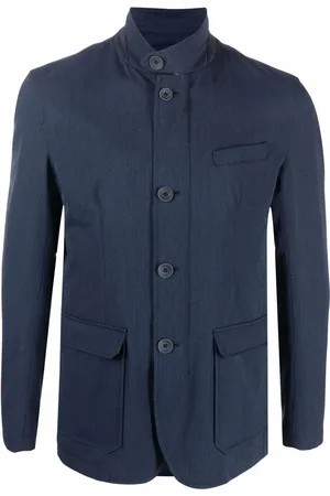 HERNO Button-up collar jacket