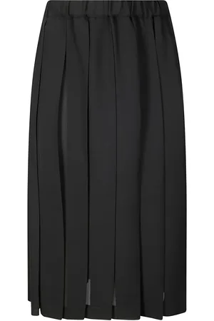 Comme des Garçons Pleated midi skirt