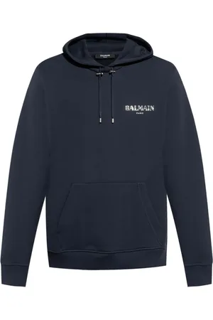Balmain Logo-graphic drawstring hoodie