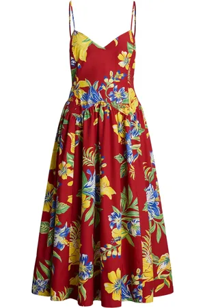 Ralph Lauren Tropical-print dress