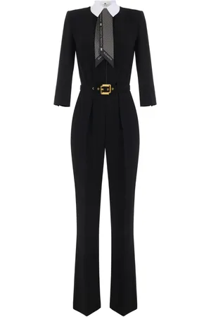 Elisabetta Franchi Scarf-detail jumpsuit