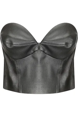 DESA 1972 Leather bustier top