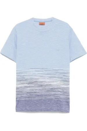 Missoni Zigzag-embroidery crew-neck T-shirt