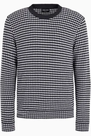 Giorgio Armani Geometric-jacquard jumper