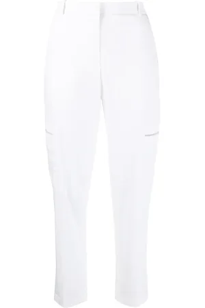 Fabiana Filippi High-waisted zip-pocket trousers