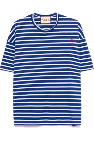 Plan C Striped short-sleeve T-shirt