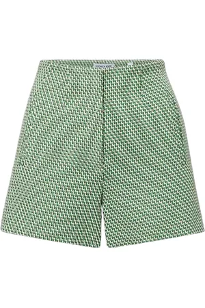 VERONICA BEARD Patterned tailored shorts