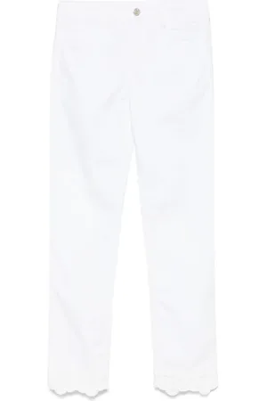 Liu Jo Floral-embroidered jeans
