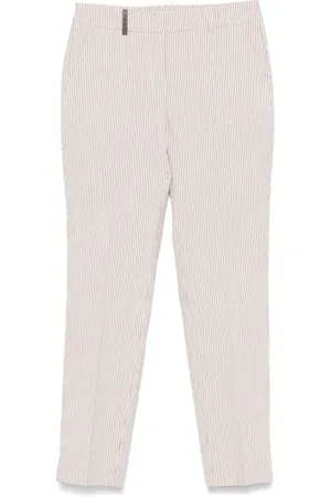 PESERICO SIGN Striped trousers