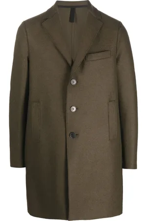 Harris Wharf London Single-breasted virgin-wool coat