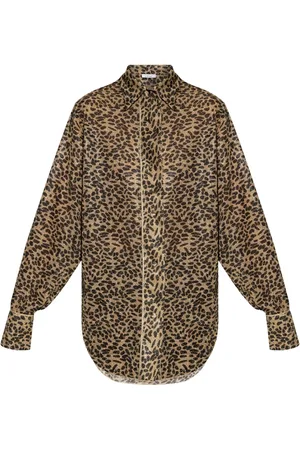 Oseree Leopard-print shirt