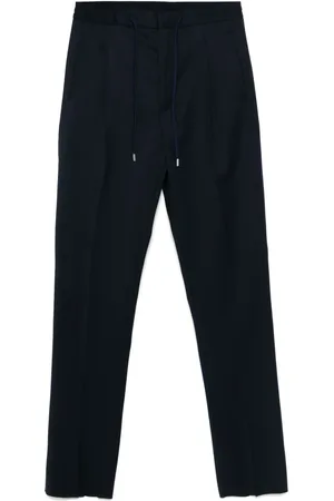 LARDINI Virgin-wool tapered trousers