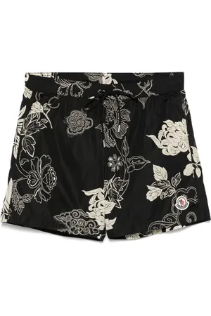 Moncler Floral-print swim shorts