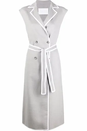 Fabiana Filippi Sleeveless double-breasted coat
