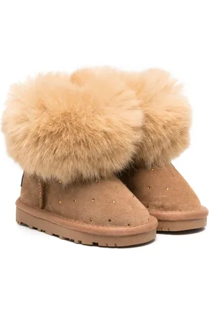 MONNALISA Brushed-effect pull-on boots